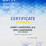 Prestižní certifikát ze soutěže ESPA Innovation Awards 2016