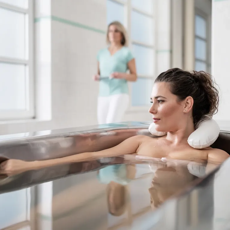 přírodní uhličitá koupel