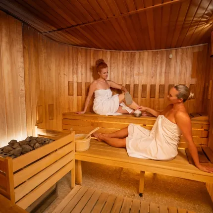 Finská sauna v hotelu Alexandria Finská sauna v hotelu Alexandria