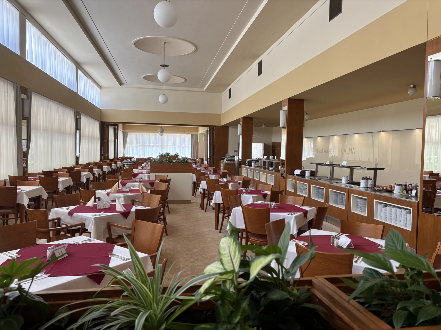 hotelová restaurace Calma
