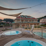 Venkovní whirlpooly v ALEXANDRIA**** Spa & Wellness hotelu